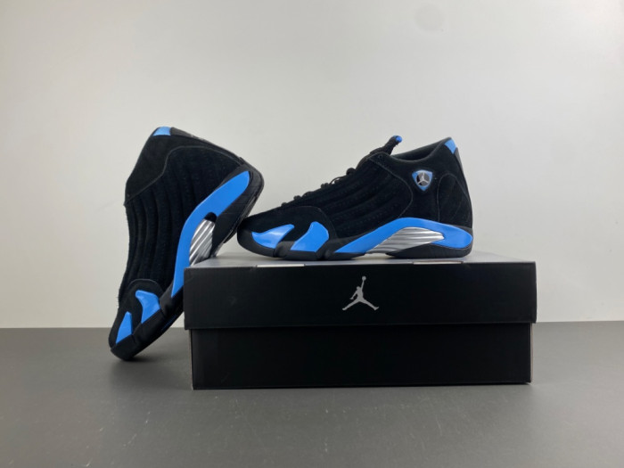 Air Jordan 14 Black/University Blue 487471-002