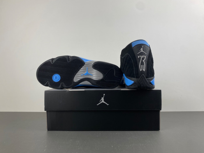 Air Jordan 14 Black/University Blue 487471-002