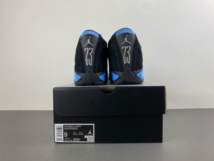 Air Jordan 14 Black/University Blue 487471-002