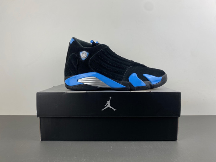 Air Jordan 14 Black/University Blue 487471-002